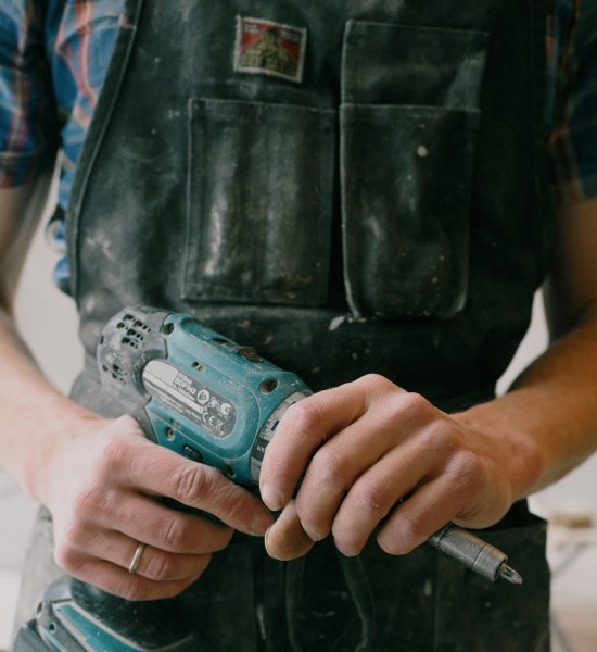 Cowboy builder closeup